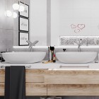 Massi Doti umywalka nablatowa 60x43 cm biała MSU-5105A