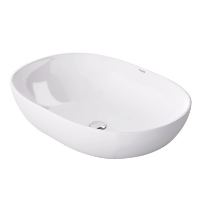 Massi Doti umywalka nablatowa 60x43 cm biała MSU-5105A