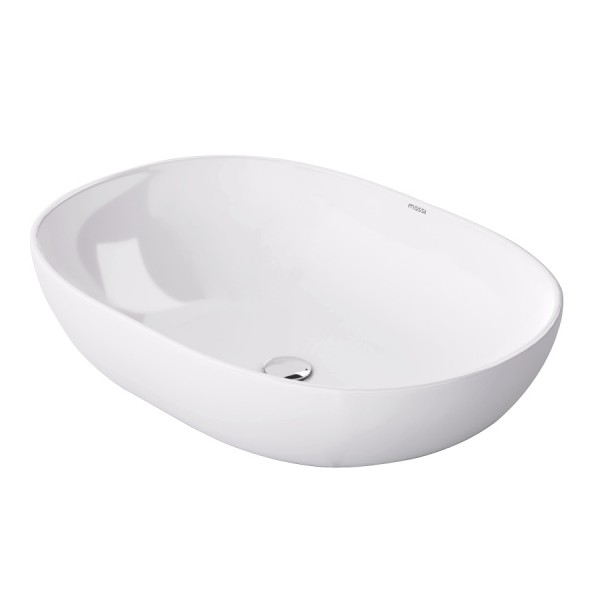 Massi Doti umywalka nablatowa 60x43 cm biała MSU-5105A