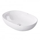 Massi Doti umywalka nablatowa 60x43 cm biała MSU-5105A