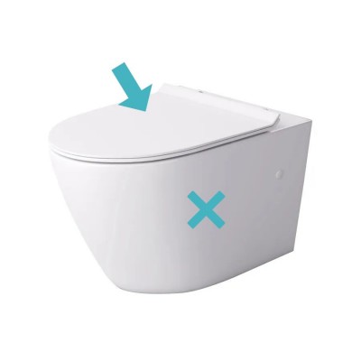 Massi Decos deska WC wolnoopadająca Slim biała MSDS-3673DUSL