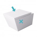 Massi Inglo deska WC wolnoopadająca biała MSDS-2389DU