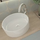 Massi Deni umywalka nablatowa okrągła 40 cm biała MSU-5130