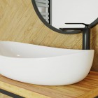 Massi Somon umywalka nablatowa 63,5x42 cm biała MSU-5254