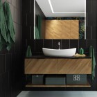 Massi Somon umywalka nablatowa 63,5x42 cm biała MSU-5254