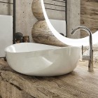 Massi Somon umywalka nablatowa 63,5x42 cm biała MSU-5254