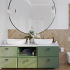 Massi Somon umywalka nablatowa 63,5x42 cm biała MSU-5254