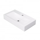 Massi Lano umywalka nablatowa 60x30 cm biała MSU-5887B