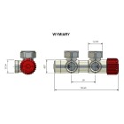 Vario Term All in One zestaw zaworów termostatyczny czarny mat lewy ATSGS0224CFK/L