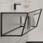 Massi Eno umywalka wpuszczana w blat 120x50 cm biała MSUK-E1205