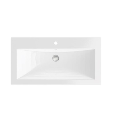 Massi Loma umywalka wpuszczana w blat 90x47 cm biała MSUK-L900
