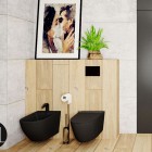 Massi Dero przycisk spłukujący czarny mat MSST-P10