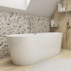 Massi Thermo wanna wolnostojąca 150x75 cm z przelewem MSWA-812150P