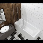 Massi Elega wanna prostokątna 140x70 cm biała MSWT-EL-00114070