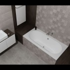 Massi Ember wanna prostokątna 170x75 cm biała MSWT-EM-001170