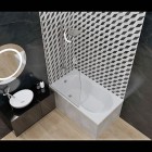 Massi Kuge wanna prostokątna 120x75 cm biała MSWT-KG-00112075