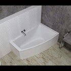 Massi Tilo wanna asymetryczna 150x90 cm prawa biała MSWT-TI-00115090P