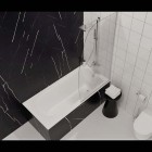 Massi Perso wanna prostokątna 150x70 cm biała MSWT-PE-001150