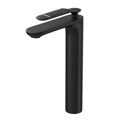 Massi Concepcion bateria umywalkowa wysoka czarny mat MSBU-C007W