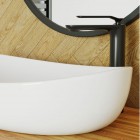 Massi Concepcion bateria umywalkowa wysoka czarny mat MSBU-C007W