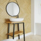 Massi Concepcion bateria umywalkowa wysoka czarny mat MSBU-C007W