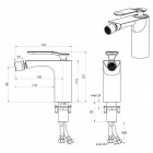 Massi Concepcion bateria bidetowa czarny mat MSBB-C007B