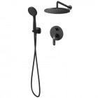 Massi Concepcion kompletny zestaw prysznicowy czarny mat MSBP-C007P