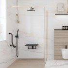 Massi Concepcion kompletny zestaw prysznicowy czarny mat MSBP-C007P