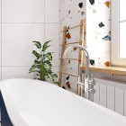 Massi Venice bateria wannowa wolnostojąca chrom MSBW-F003