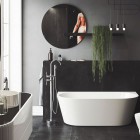 Massi Venice bateria wannowa wolnostojąca chrom MSBW-F003