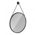 Massi Valo lustro okrągłe 70 cm czarny mat MSL-VA-700B