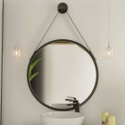 Massi Valo lustro okrągłe 70 cm czarny mat MSL-VA-700B