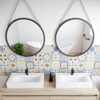 Massi Valo lustro okrągłe 70 cm czarny mat MSL-VA-700B