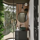 Massi Valo lustro okrągłe 70 cm czarny mat MSL-VA-700B