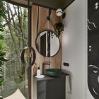 Massi Valo lustro okrągłe 70 cm czarny mat MSL-VA-700B