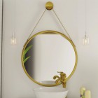 Massi Valo lustro okrągłe 70 cm złote MSL-VA-700G