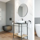 Massi Valo Slim lustro okrągłe 60 cm czarny mat MSL-VAII-600B