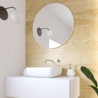 Massi Valo Slim lustro okrągłe 60 cm białe MSL-VAII-600W