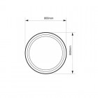 Massi Lumo lustro okrągłe 80 cm LED MSL-LU-800