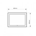 Massi Marama lustro 60x60 cm LED MSL-MA-6060