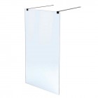 Massi Walk IN ścianka wolnostojąca Walk-in 70 cm czarny mat MSKP-FA1020-70-BL