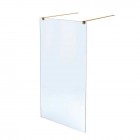 Massi Walk IN ścianka wolnostojąca Walk-in 70 cm złota MSKP-FA1020-70-G