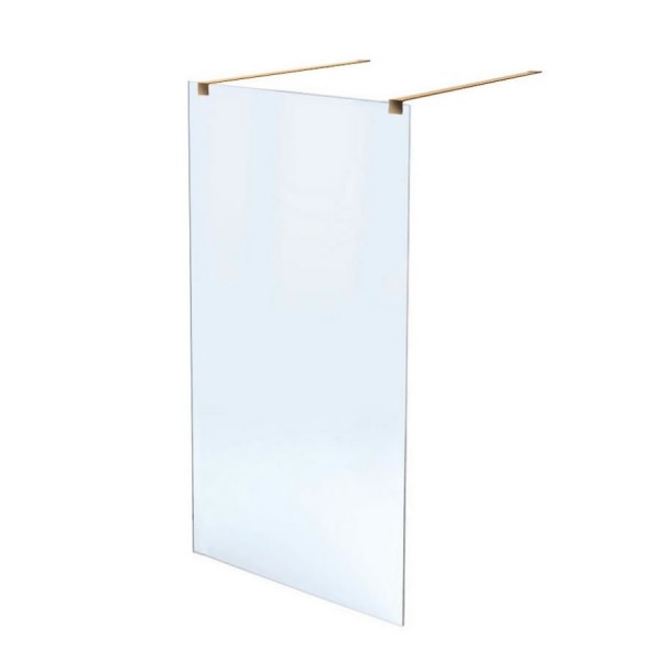 Massi Walk IN ścianka wolnostojąca Walk-in 70 cm złota MSKP-FA1020-70-G