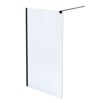 Massi Walk in Fix ścianka wolnostojąca Walk-in 80 cm czarny mat MSKP-FA1021-80-BL