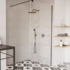 Massi Walk in Fix ścianka wolnostojąca Walk-in 70 cm czarny mat MSKP-FA1021-70-BL