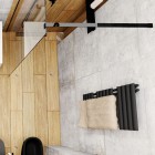 Massi Walk in Fix ścianka wolnostojąca Walk-in 70 cm czarny mat MSKP-FA1021-70-BL