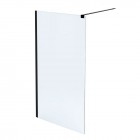 Massi Walk in Fix ścianka wolnostojąca Walk-in 70 cm czarny mat MSKP-FA1021-70-BL