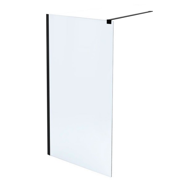 Massi Walk in Fix ścianka wolnostojąca Walk-in 120 cm czarny mat MSKP-FA1021-120-BL