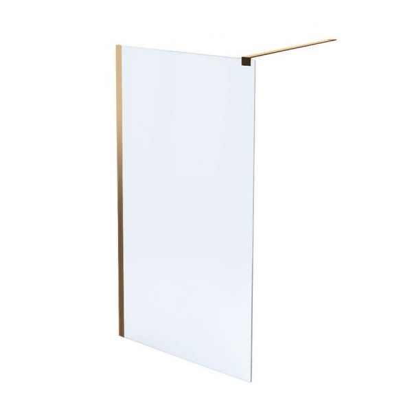 Massi Walk in Fix ścianka wolnostojąca Walk-in 70 cm złota MSKP-FA1021-70-G
