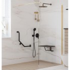 Massi Walk in Fix ścianka wolnostojąca Walk-in 70 cm złota MSKP-FA1021-70-G